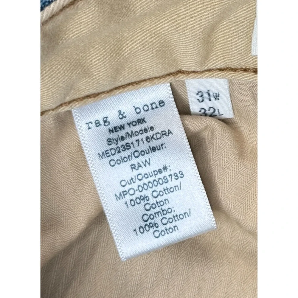 Rag & Bone Men's Button Fly Selvedge‎ Denim Jeans Size 31x32